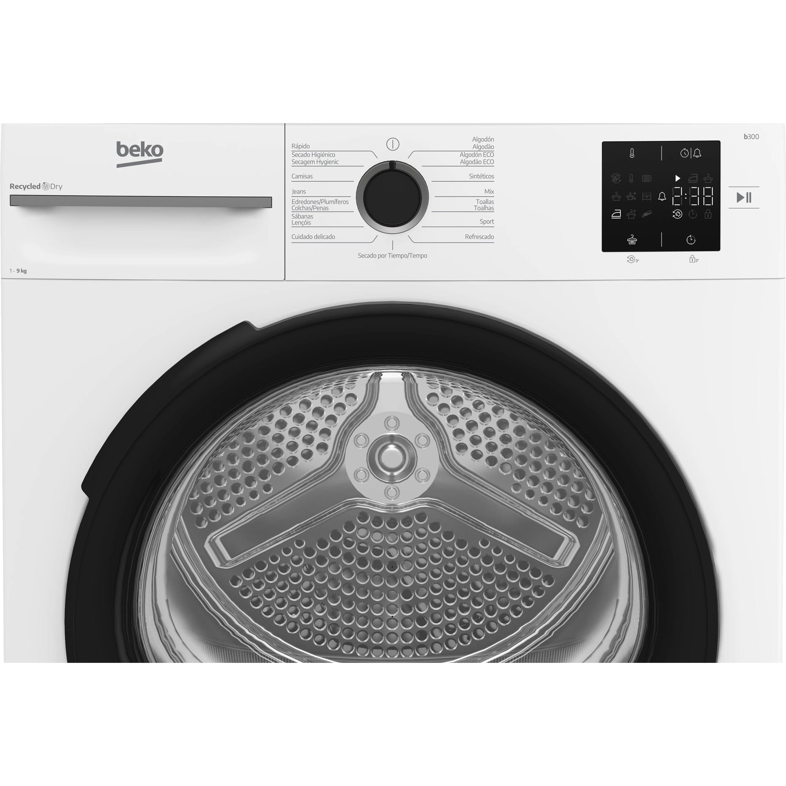 Secadora BEKO BM3T39220WB 9Kg Heat Pump Clase E  | Blanco