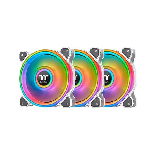 Thermaltake Riing Quad 12 RGB Radiator Fan TT Premium Edition Single Fan Pack - White