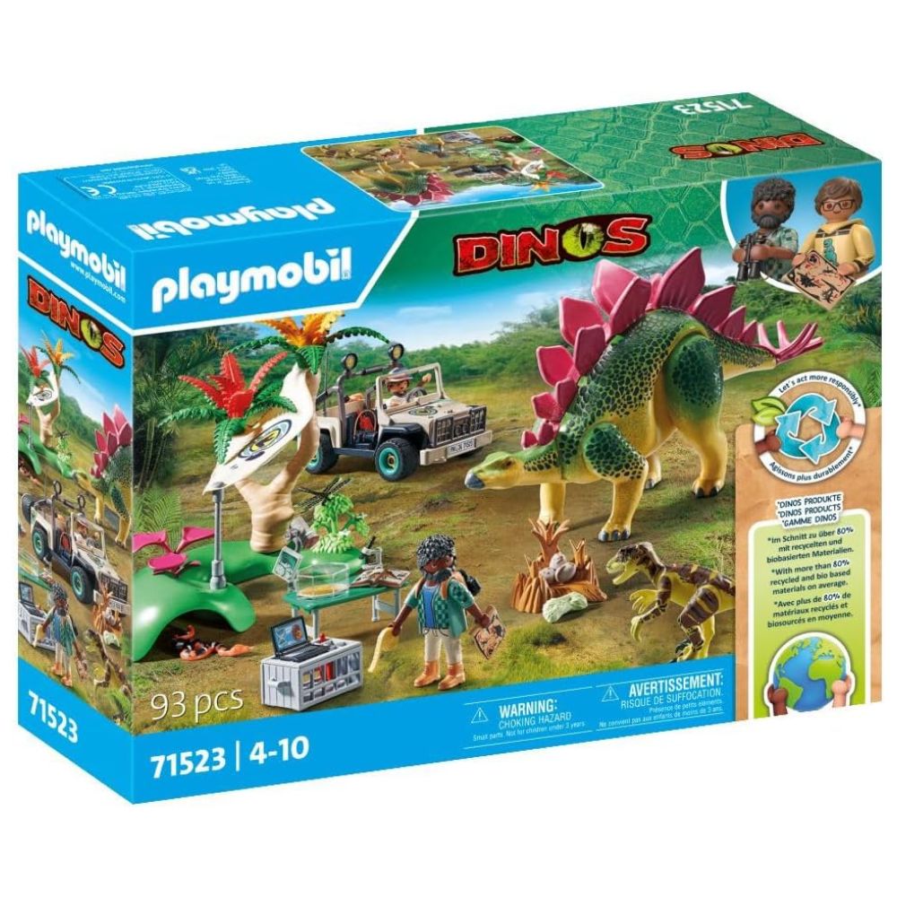 Campamento de investigación con dinosaurios Playmobil (71523) Dinos