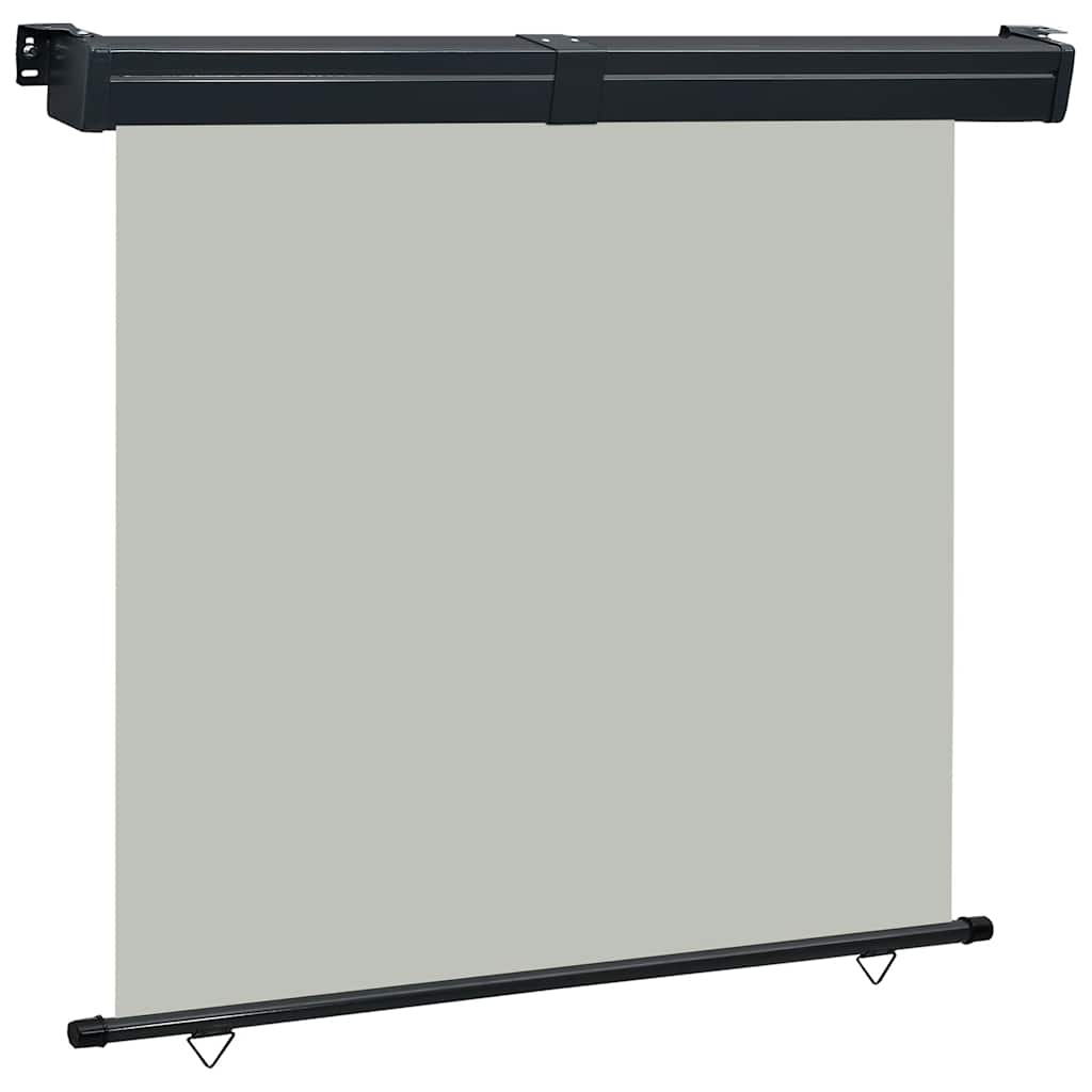 vidaXL Toldo lateral de balcón gris 165x250 cm