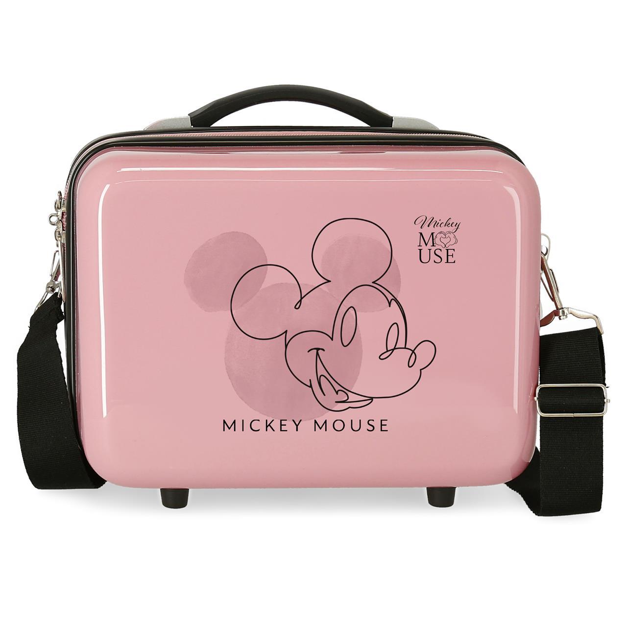 Disney Mickey Neceser De Viaje ABS Outline Rosa