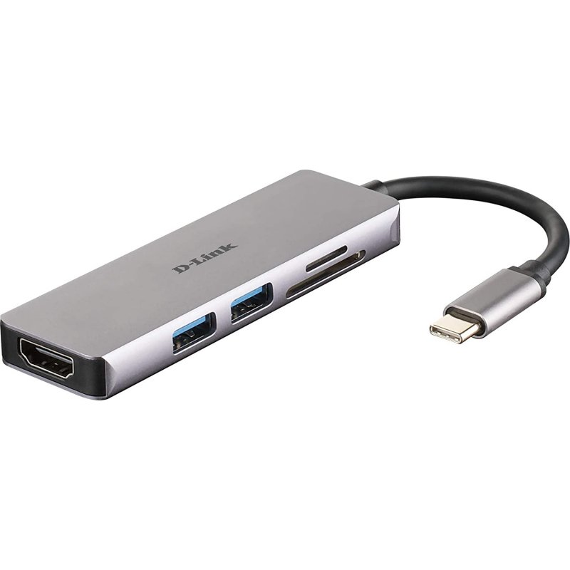 D-link dub-m530 hub 5 in 1 sd/microsd/hdmi 4k/usb 3.0 reader
