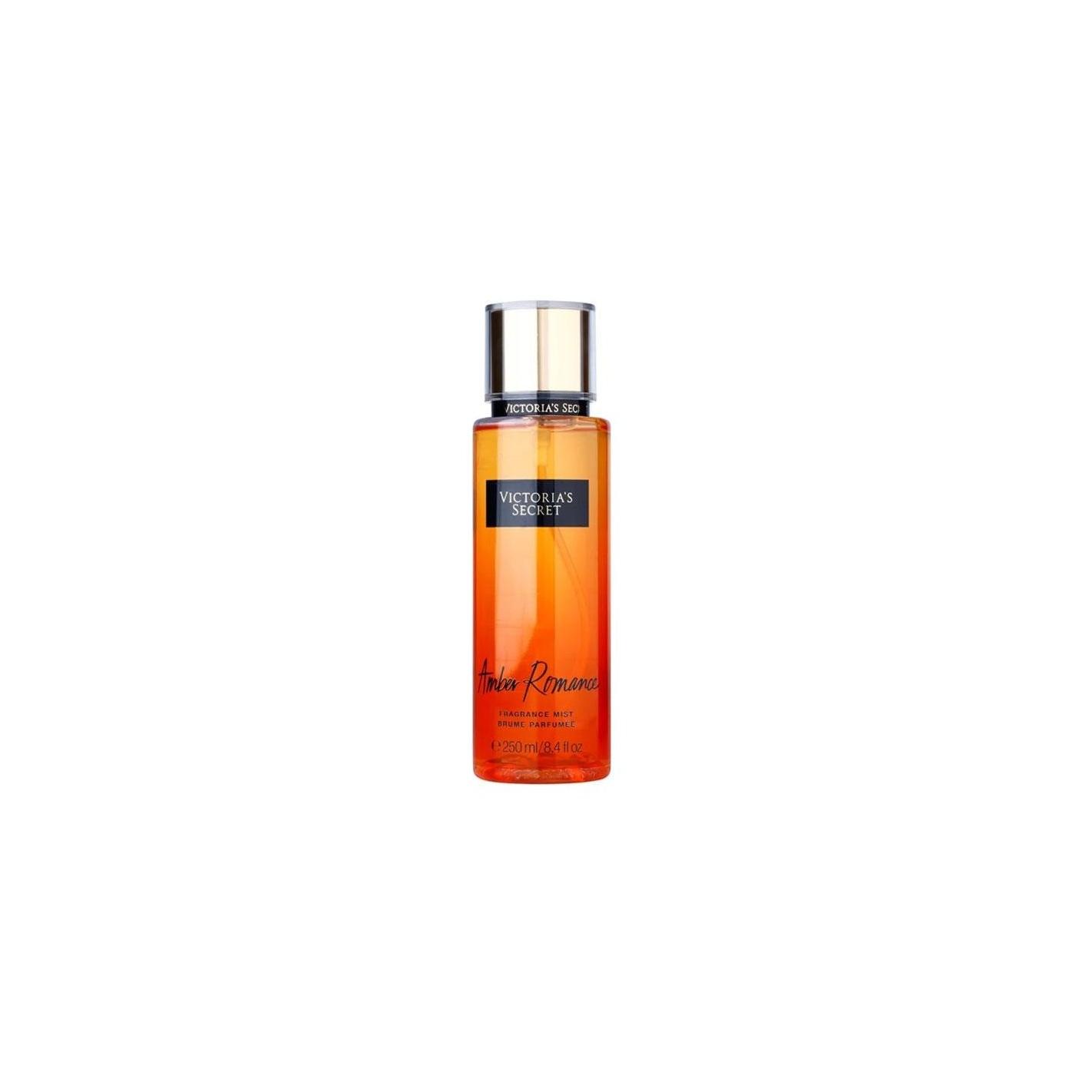 Victoria's Secret - Body Mist Amber Romance para mujer, fragancia suave y duradera con notas amaderadas y florales, ideal para uso diario y mezcla creativa, eau de toilette femenina