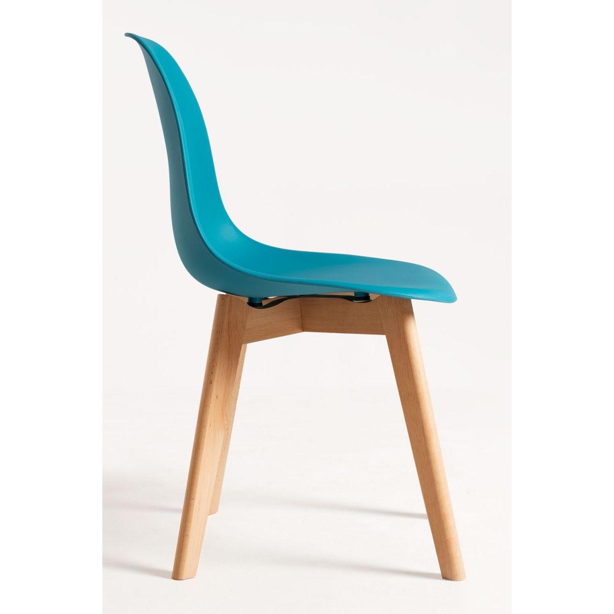 Regalos Miguel - Packs Sillas Comedor - Pack 4 Sillas Kelen - Verde azulado