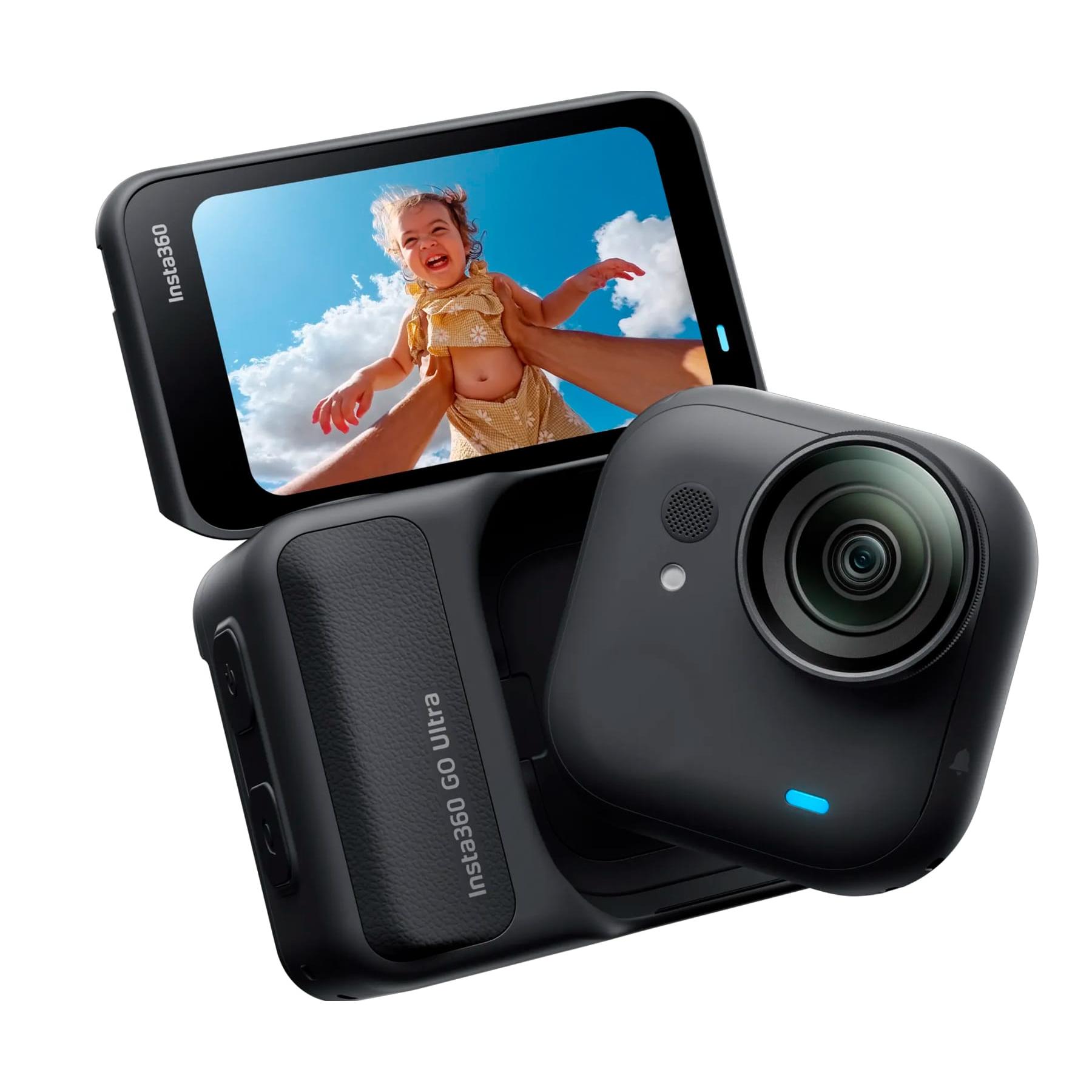 Insta360 GO Ultra Black / Cámara de acción 4K / Sensor de 1/1,28" / Modo HDR Activo