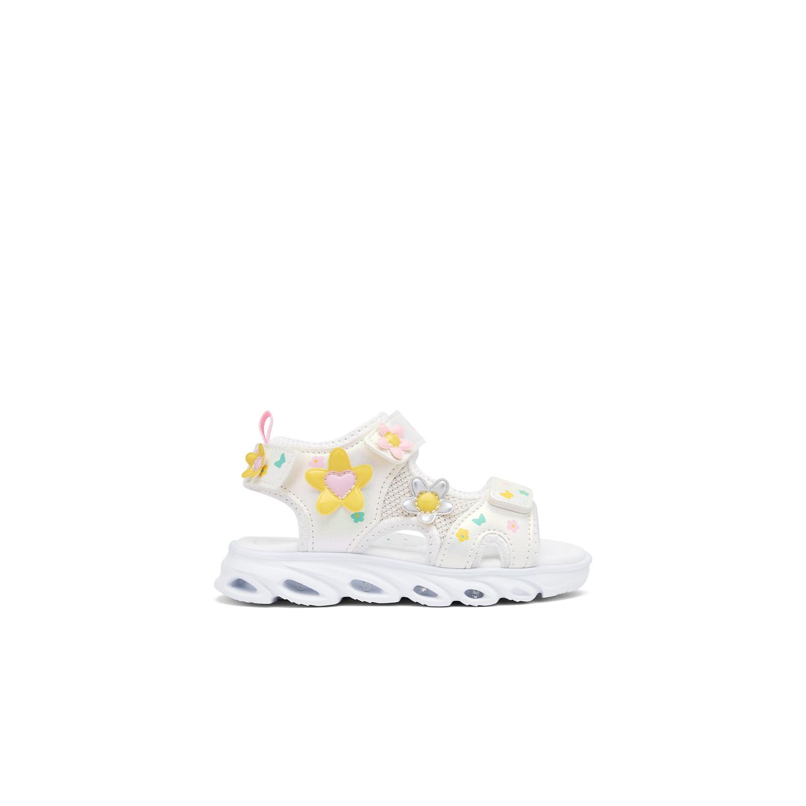 Conguitos - Sandalias de Luces Multi  de Niña Diseño Floral con Cierre Adherente para Niña