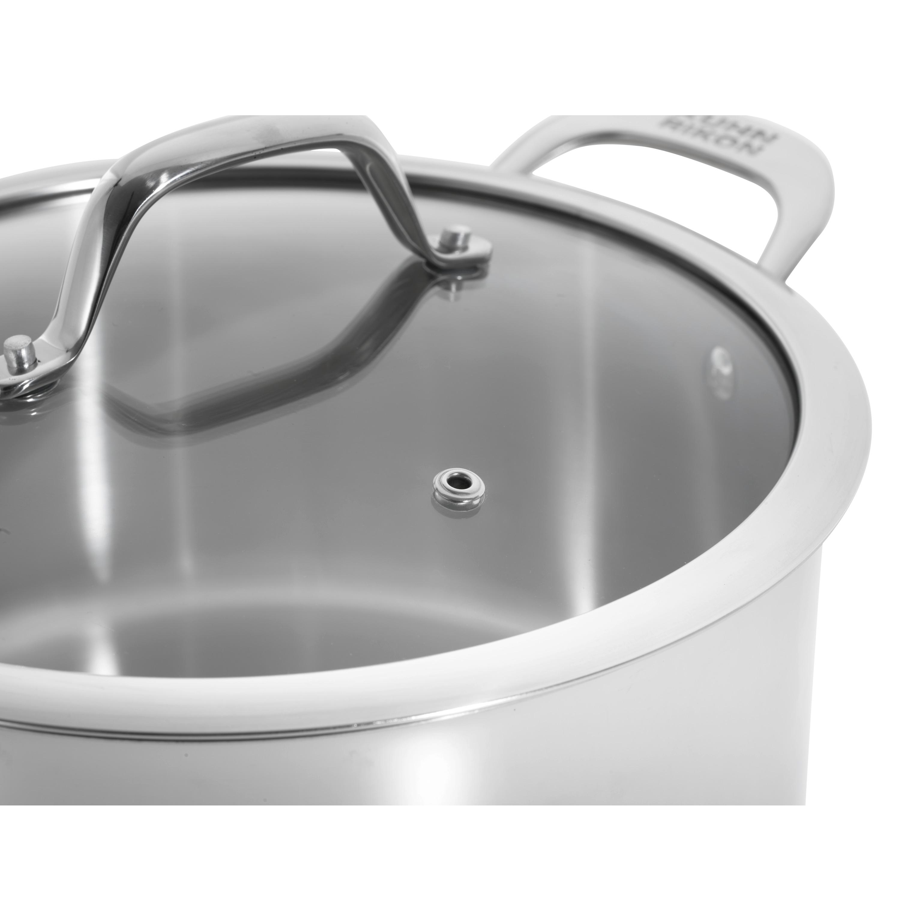 Olla ALLROUND acero inoxidable | Apta inducción y horno | Asas frías | Cocina fácil y segura