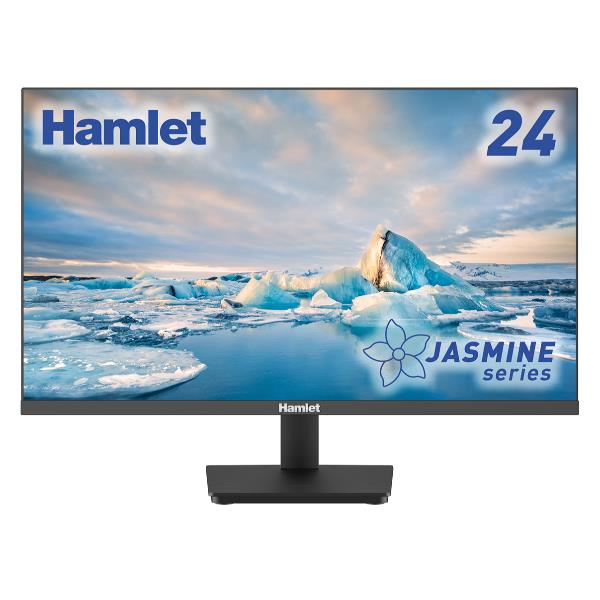 Hamlet HM24JF-VDR LED display 61 cm (24") 1920 x 1080 Pixeles Full HD Negro