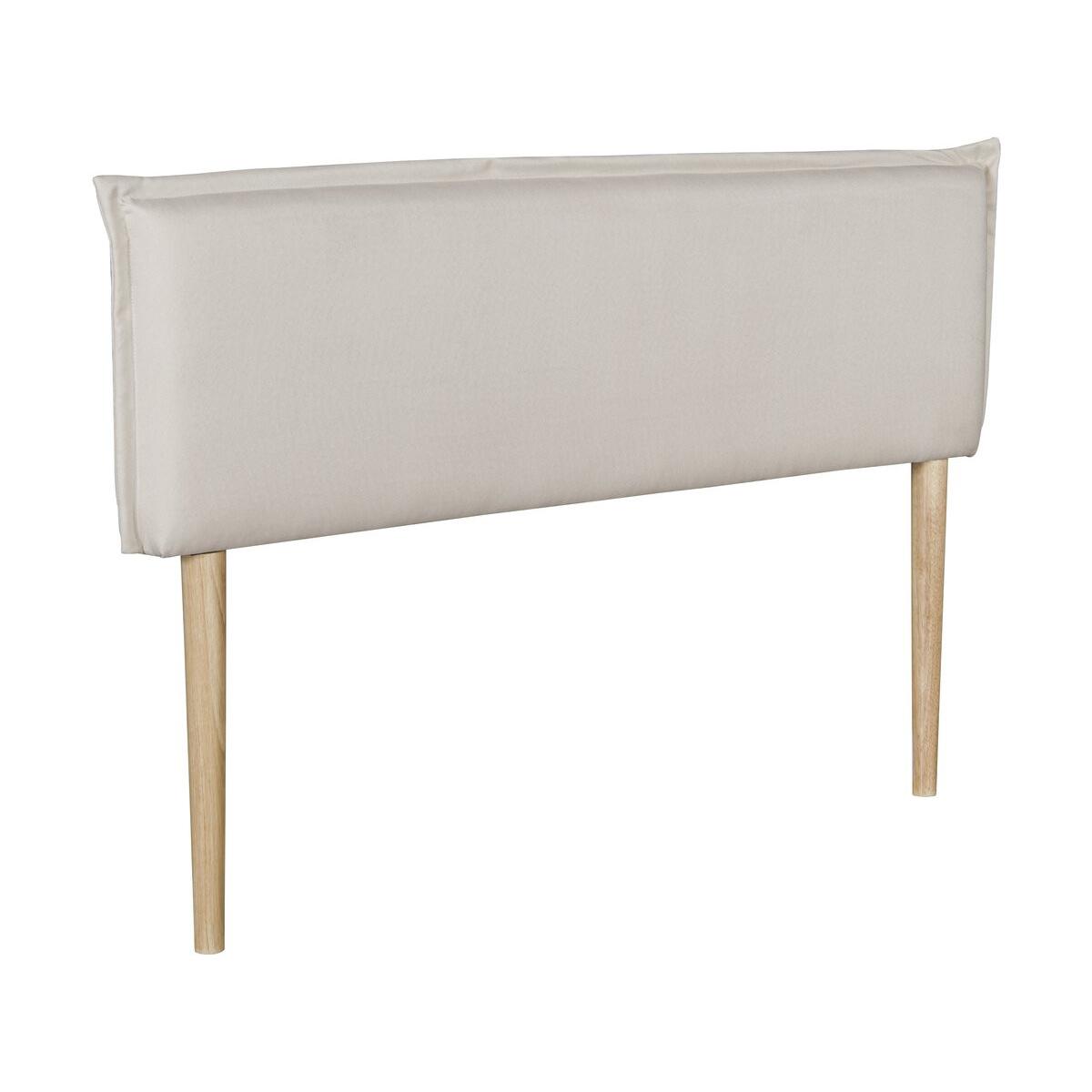 Habitat y Jardin - Cabecero "Jessica" en lino - 140 cm - Beige