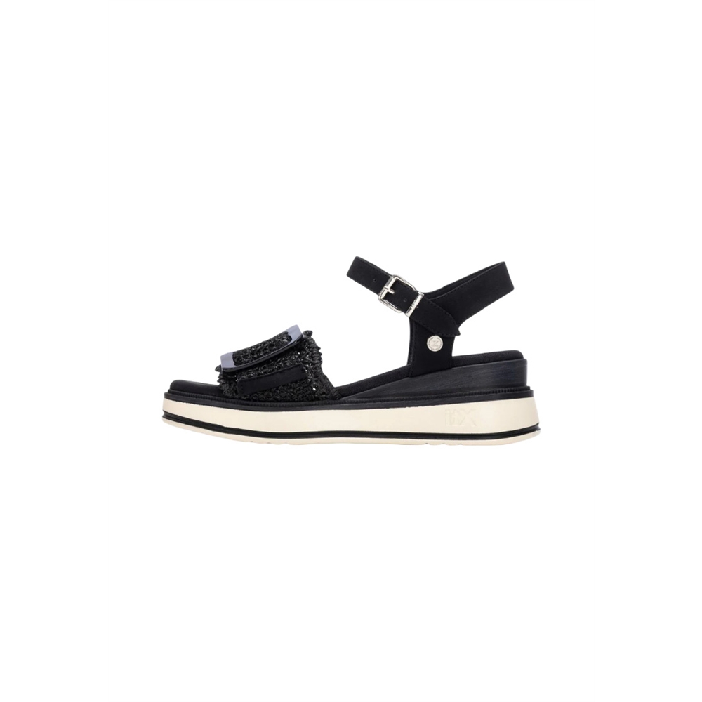 Xti 145240 Sandalias De Cuña Mujer Negro
