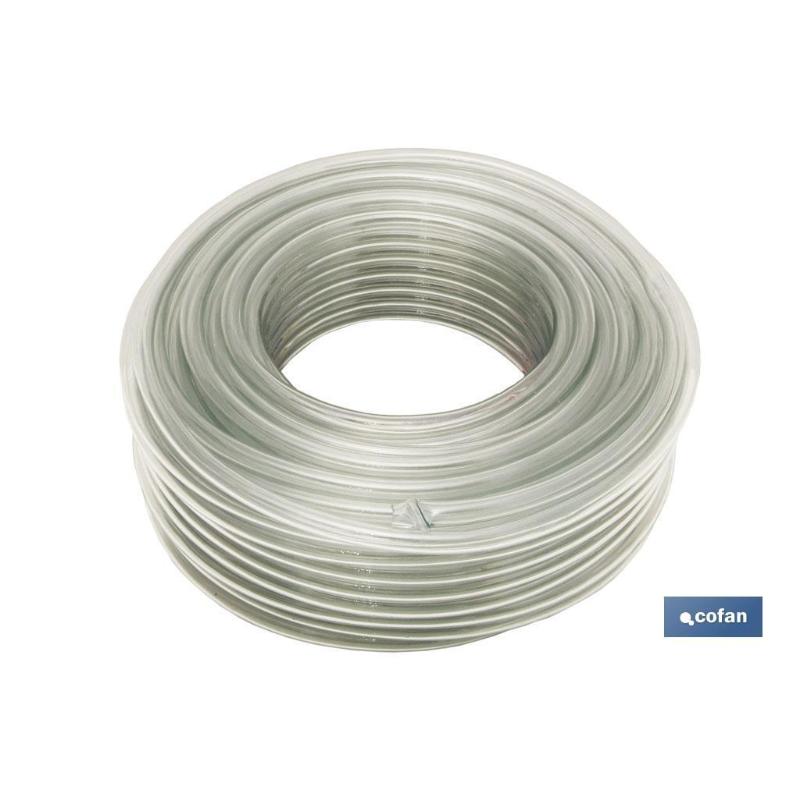 Manguera pvc monocapa cristal 20x26mm/50m