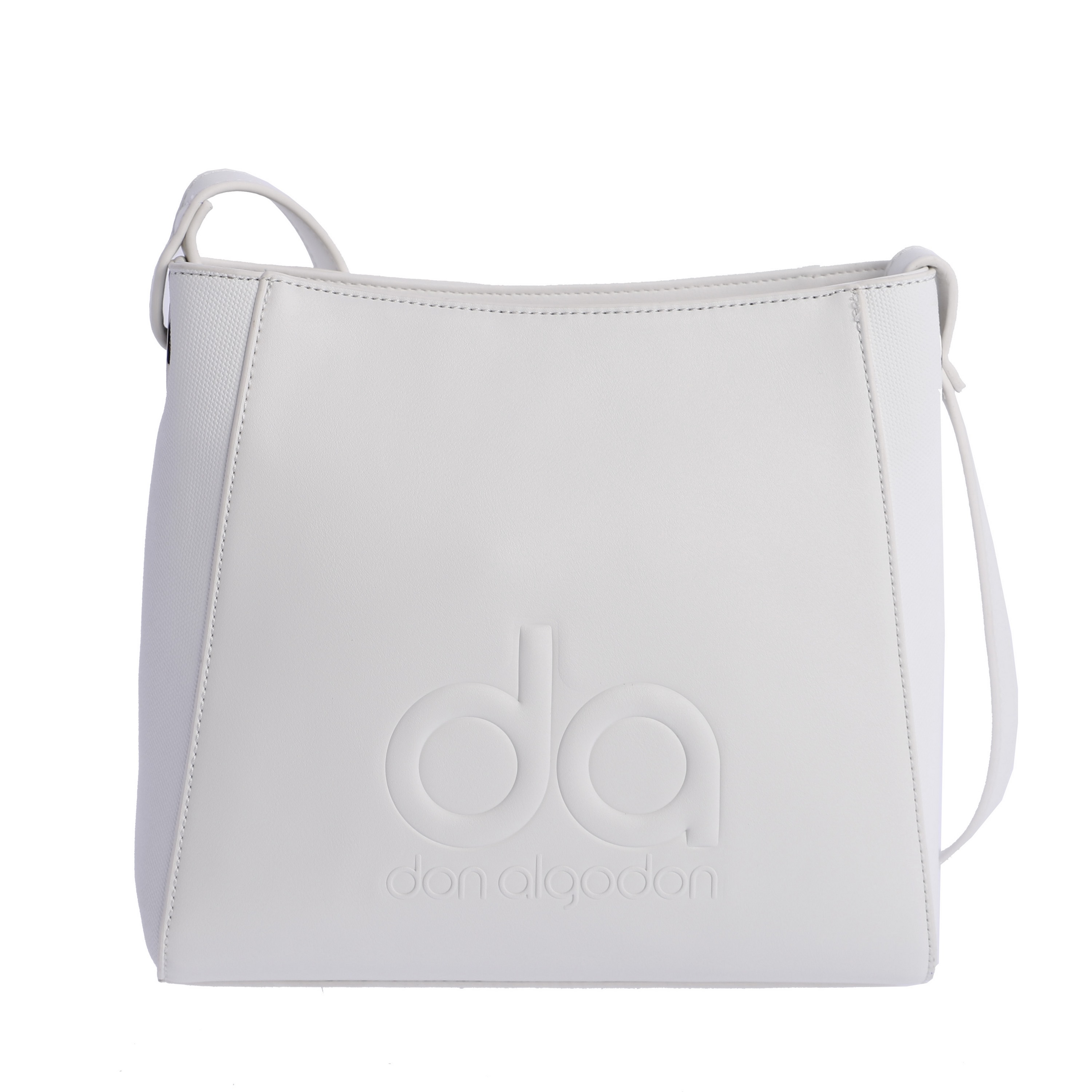 Bolso bandolera para mujer DON ALGODON Mesalina de piel sintética con cremallera.