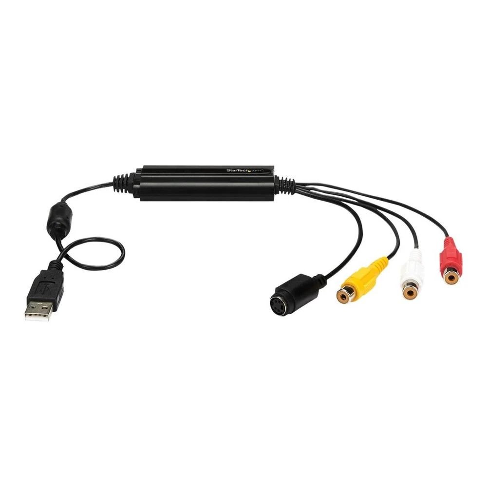 StarTech - Tarjeta sintonizadora SVID2USB232 para captura de vídeo analógico VHS y videocámara con USB 2.0, compatibilidad NTSC/PAL/SECAM y formatos MPEG-1/2/4
