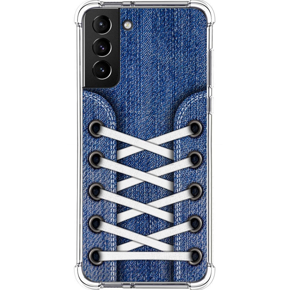 Tumundosmartphone Funda Silicona Antigolpes para Samsung Galaxy S21+ Plus 5G diseño Zapatillas 01 Dibujos