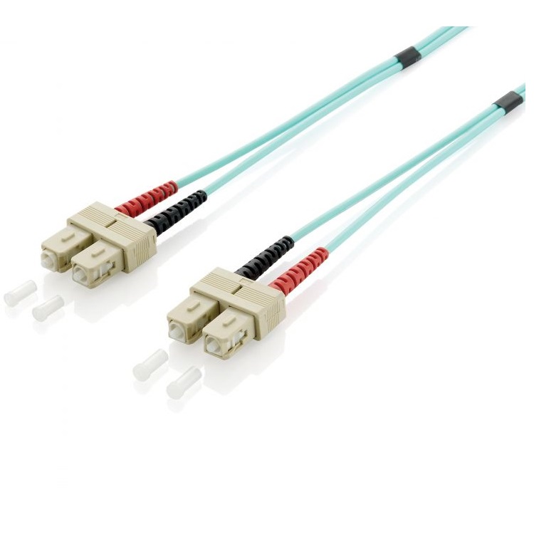 Equip Cable Fibra Óptica Dúplex SC/SC 10m OM3 50/125mµ Cerámica LSZH/LSOH