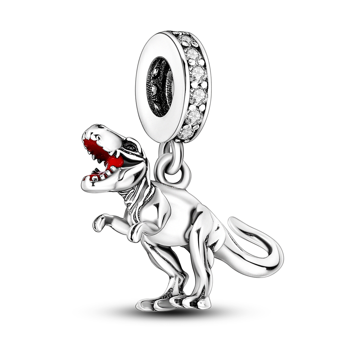 2023 Hot 100% Silver Plated Lucky Charm Travel Tower Girl Cat Beads Fit Original Bracelet Pendent Necklace Women Jewelry