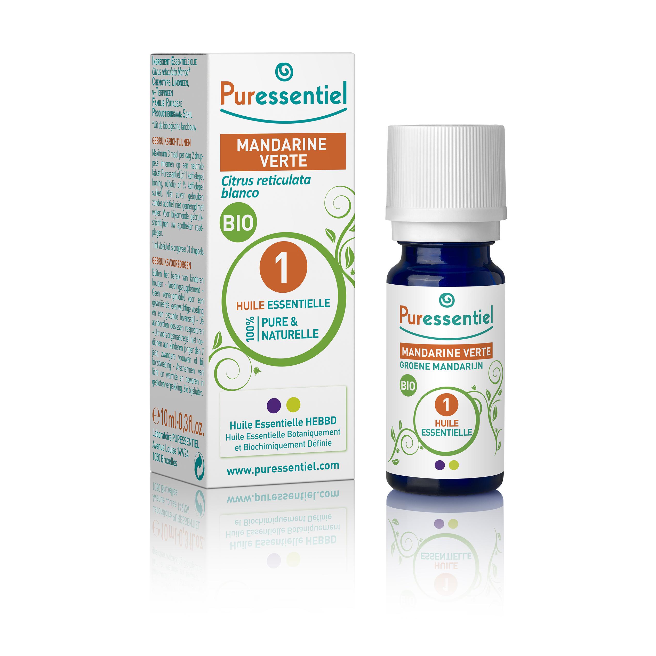 Aceite esencial de mandarina verde 10 ml de aceite esencial (Mandarina) Puressentiel