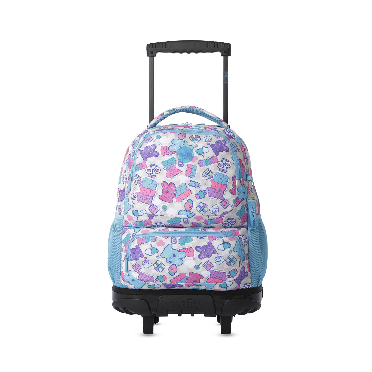 Totto Mochila infantil ruedas SKL L Material: Poliéster 32 x 45.5 x 18 cm