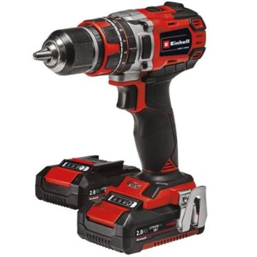 Einhell TE-CD 18/50 Li-i BL Taladro Percutor/Atornillador + 2 Baterías 18V + Cargador + Maletín