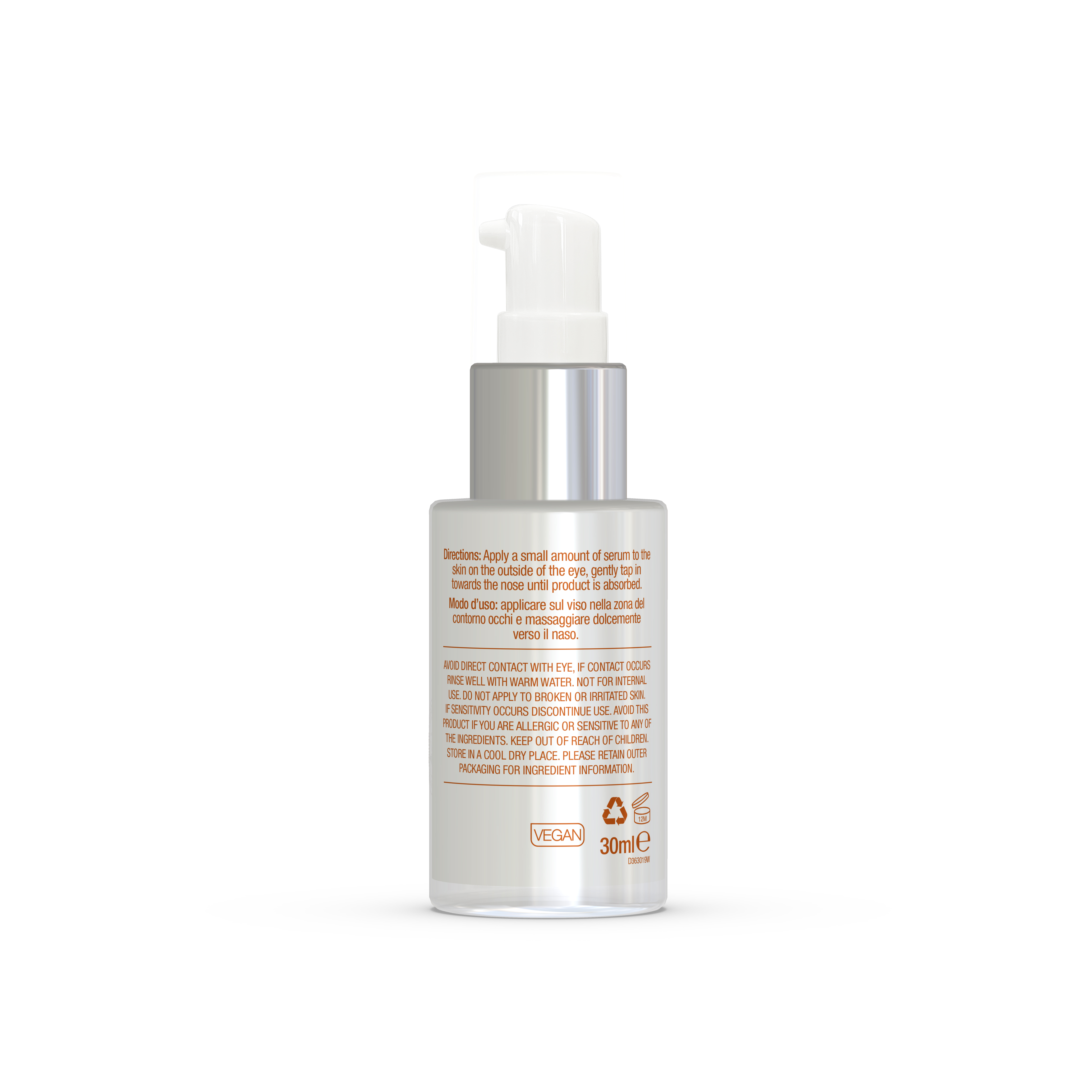 Sérum contorno de ojos firmeza con Aceite Argán Marroquí 30 ml de crema Dr. Organic