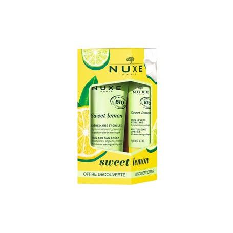 Nuxe Sweet Lemon Crema Manos y Uñas 30 ml + Stick de Labios 4 g