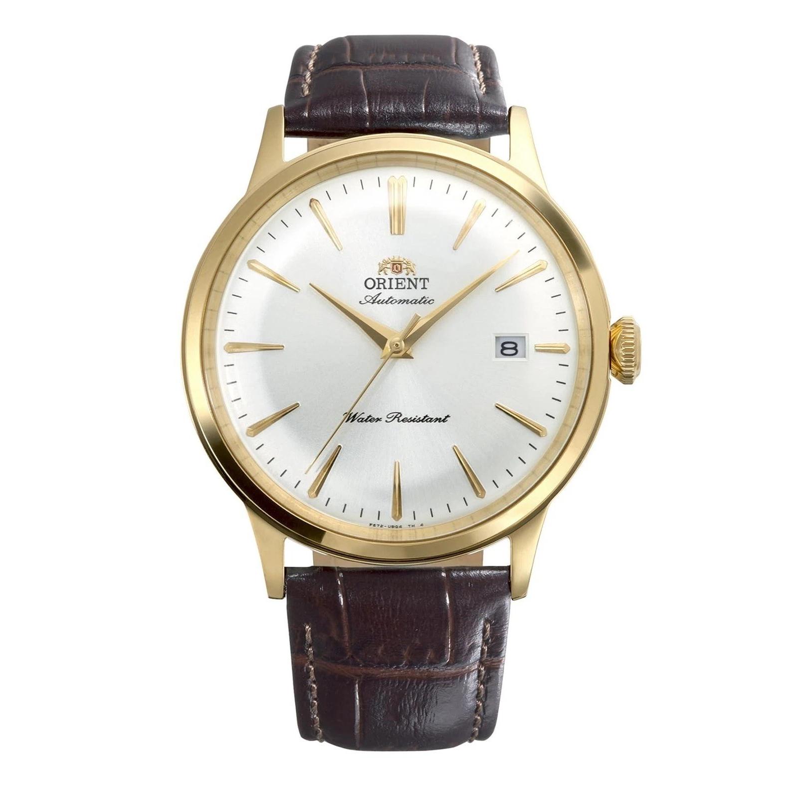 Reloj automático hombre Orient Bambino RA-AC0028S 40.5mm correa de cuero Calibre F6724