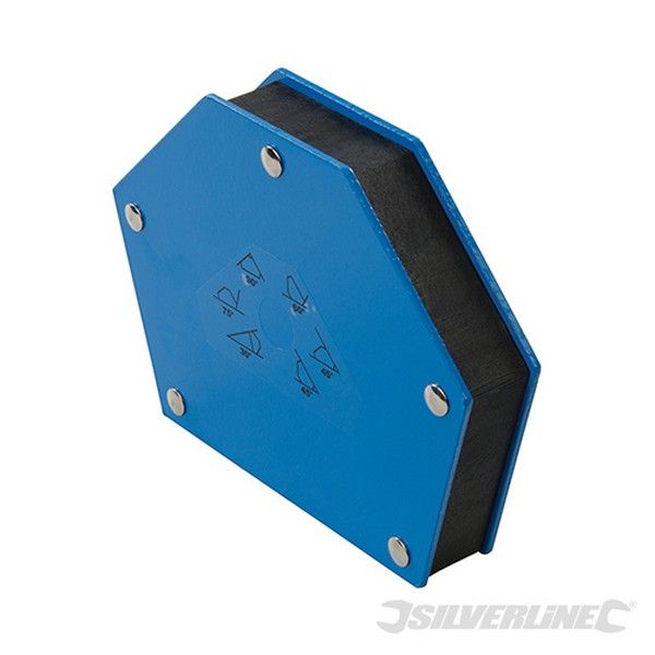 Escuadra Magnética Silverline para Soldar Piezas Metálicas en Múltiples ángulos