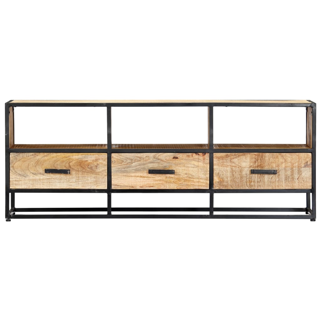 Vidaxl Mueble TV Madera Maciza Mango 120x30x45 Cm