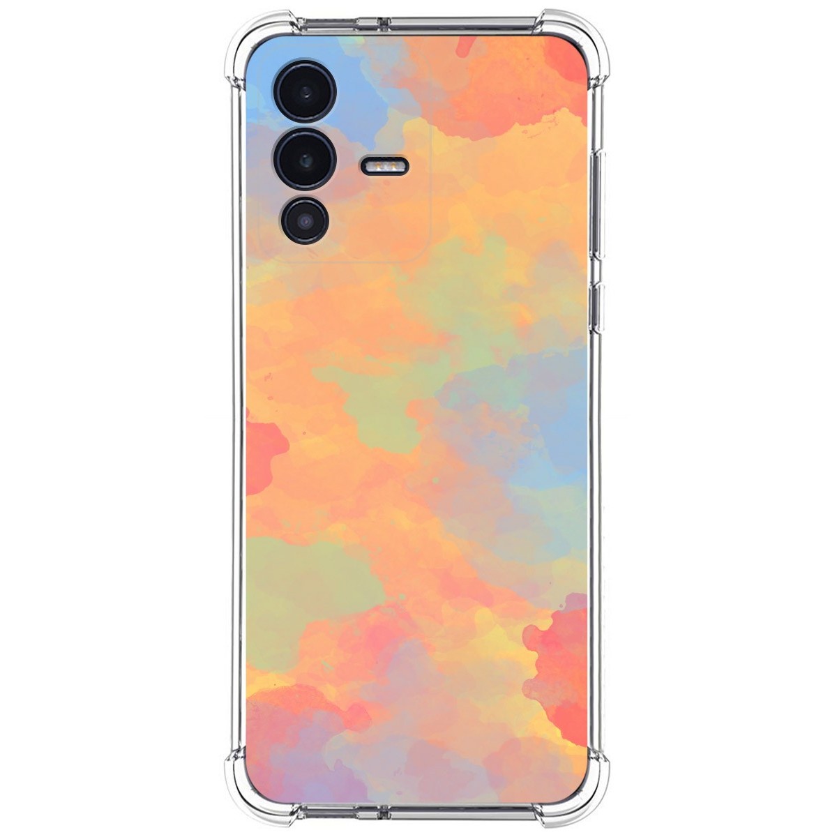 Funda Silicona Antigolpes para Vivo V23 5G diseño Acuarela 08 Dibujos
