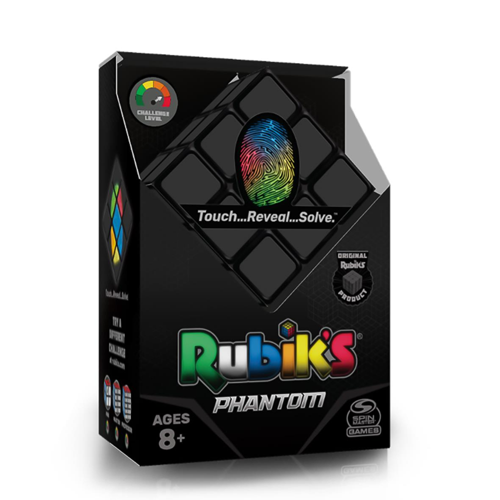 Cubo de Rubiks 3x3 Phantom Negro (Spin Master 6064647)