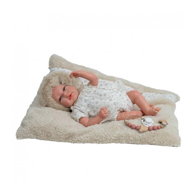 MUÑECA REBORN 40CM ISABELLA BEIGE CON COJIN 98215 ARIAS