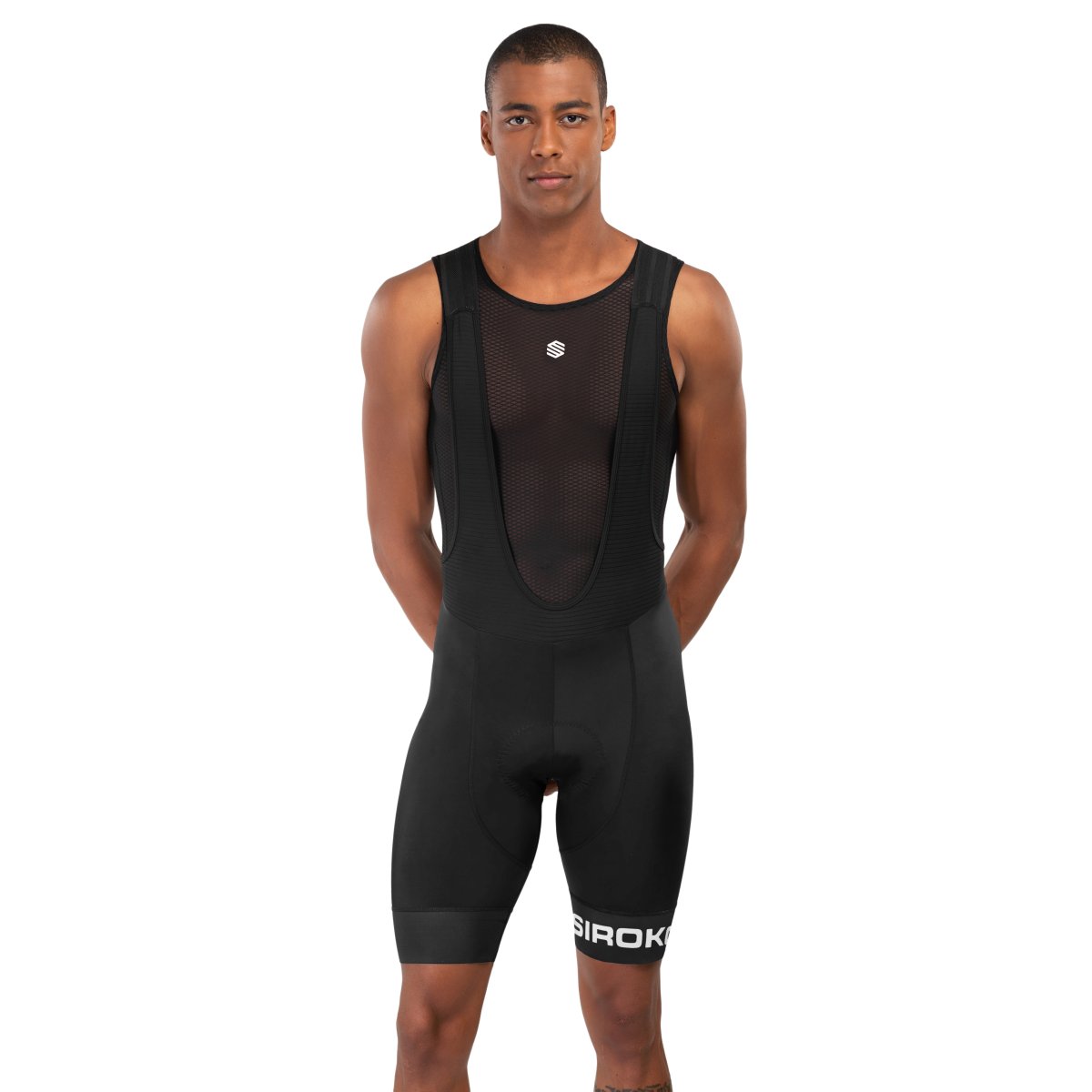 Siroko - Culotte Logo Pierna Corto Ciclismo para Hombre_