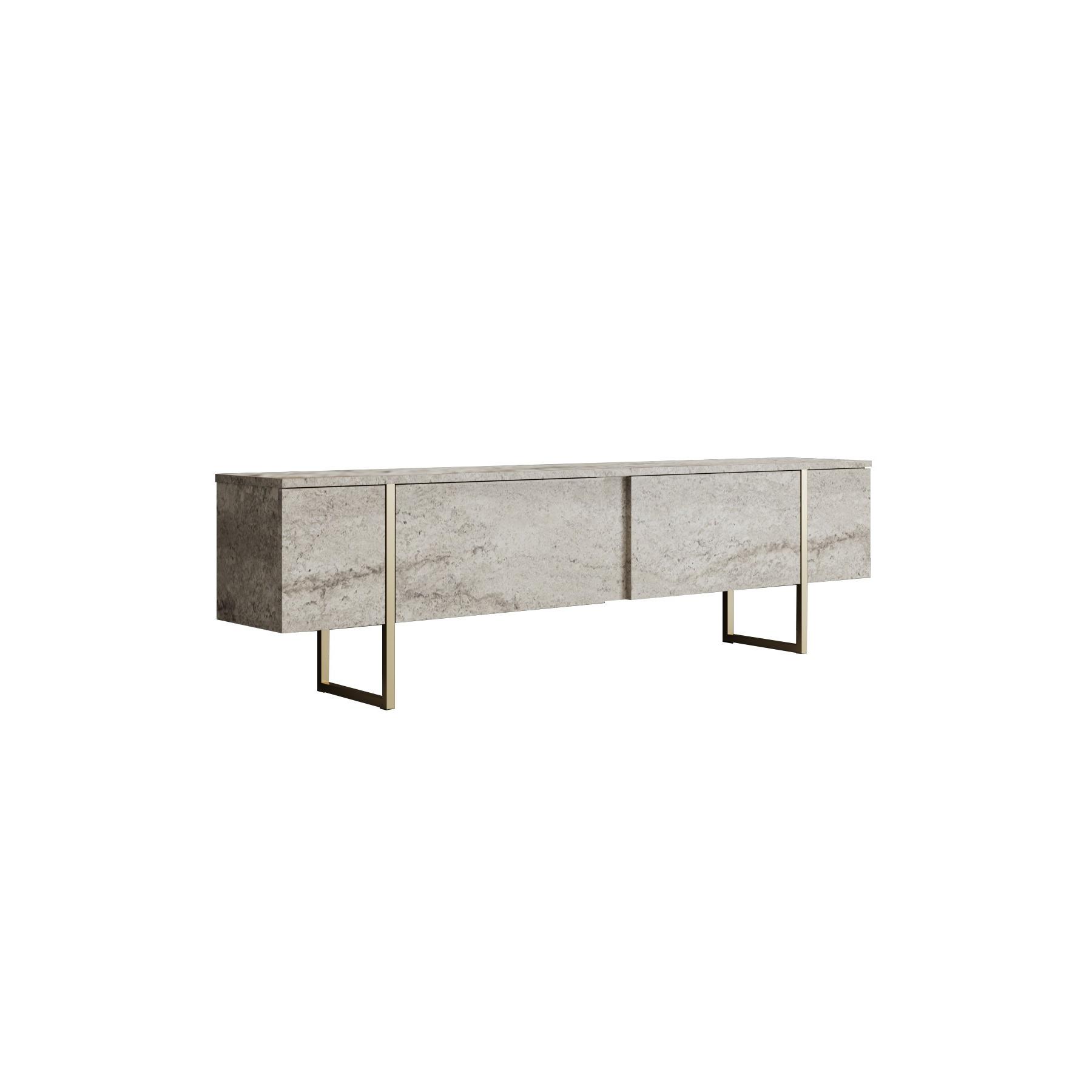 Habitat y Jardin - Soporte de TV de madera "Luxe" - 180 x 30 x 50 cm - TravertinOr