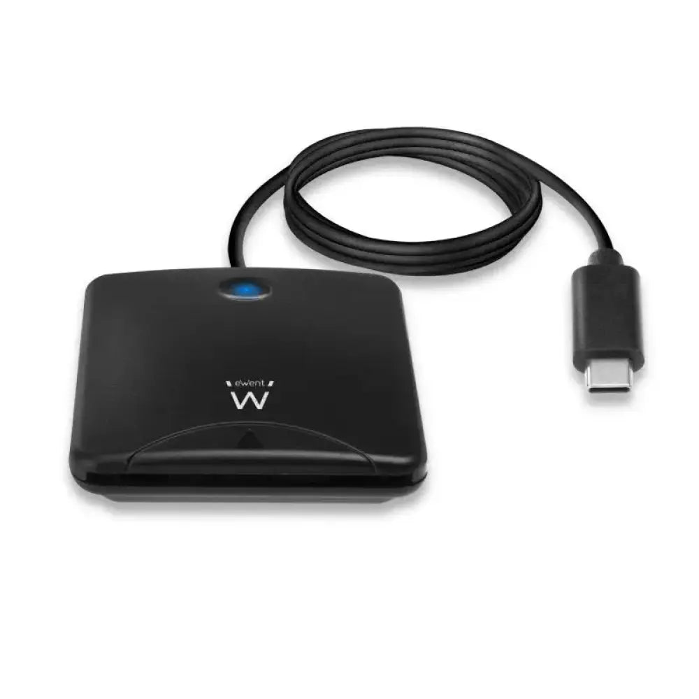 Ewent EW1055 Lector de Identificación de Tarjetas Inteligentes USB-C