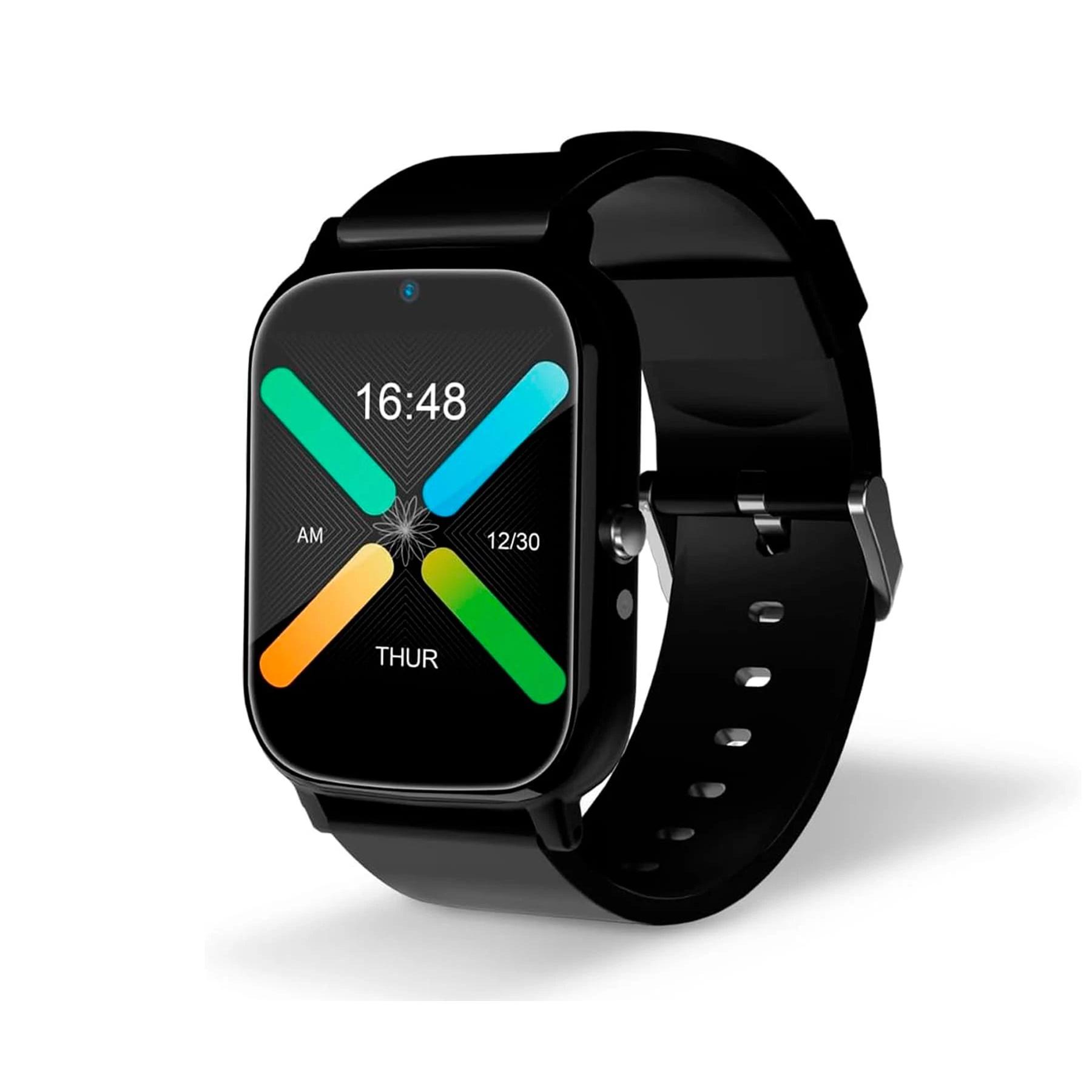 Reloj SmartWatch DCU SMARTWATCH SENIOR  | 1,69" Pulgadas, Táctil, Red móvil, Monitor Cardíaco, GPS, Wifi, IPS Full Touch, GPS 4G NEGRO