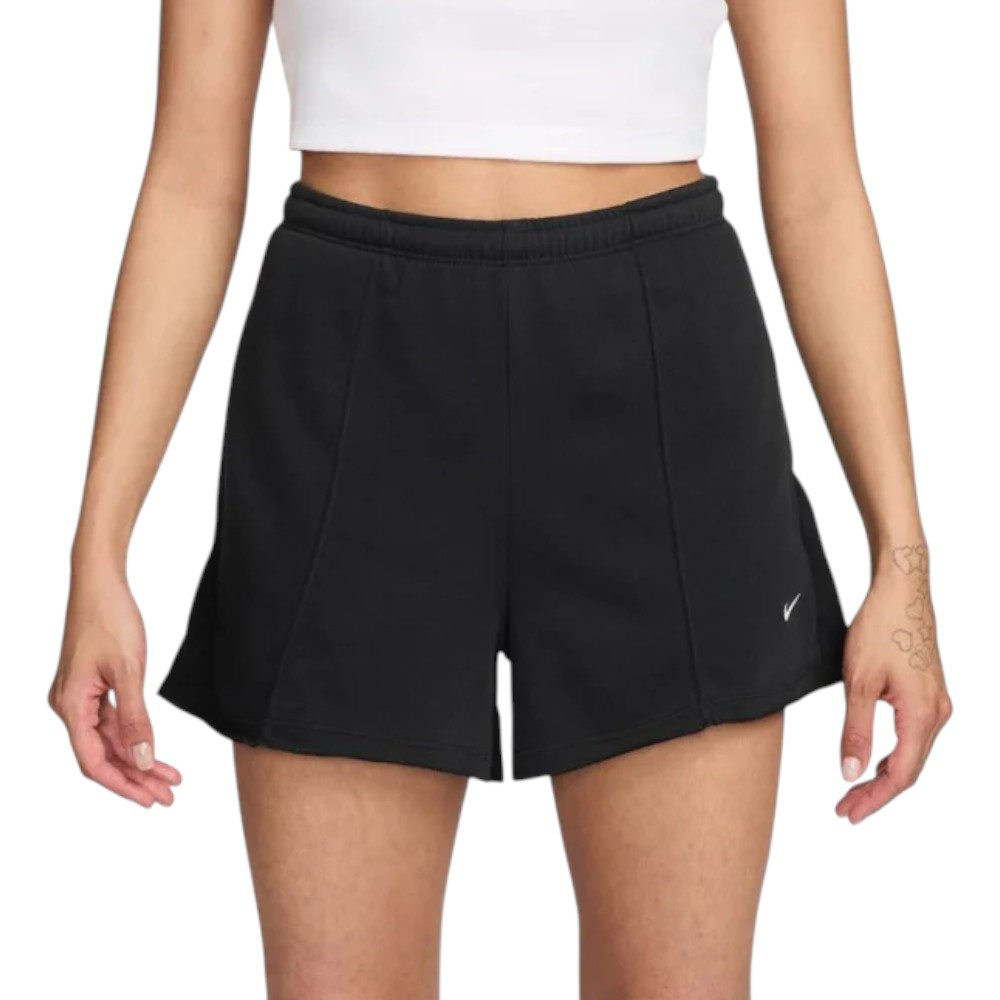 Short Nike Sportswear Chill Terry Negro Ii3980-010 Pantalones Cortos Mujer