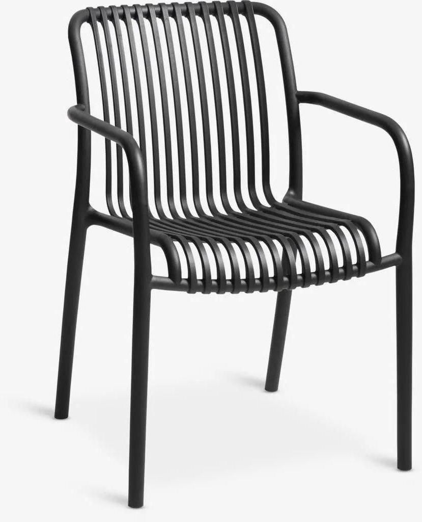 ORION91oficial® - Silla Jardín | Apilable | Color Negro Antracita 🖤 | Material Polipropileno - spaziOrion91