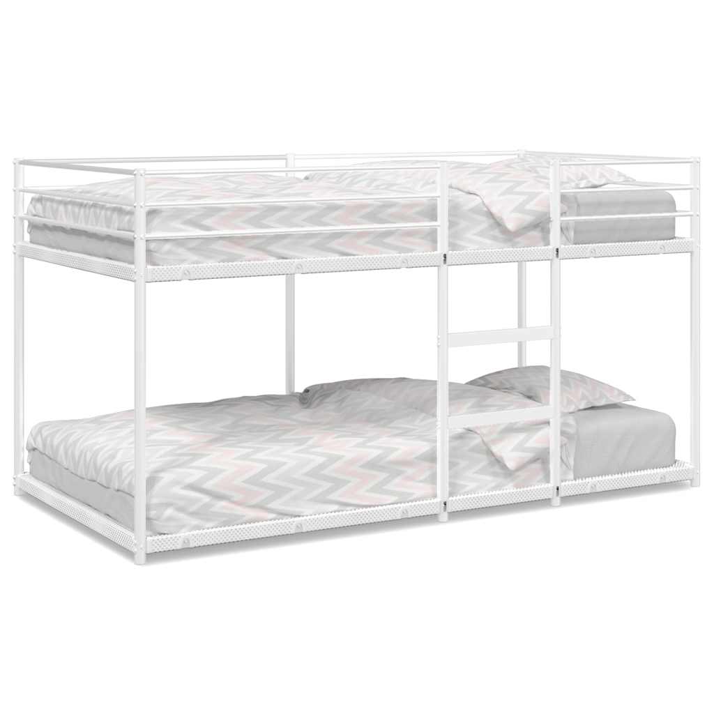 vidaXL Litera sin colchón acero blanco 75x190 cm