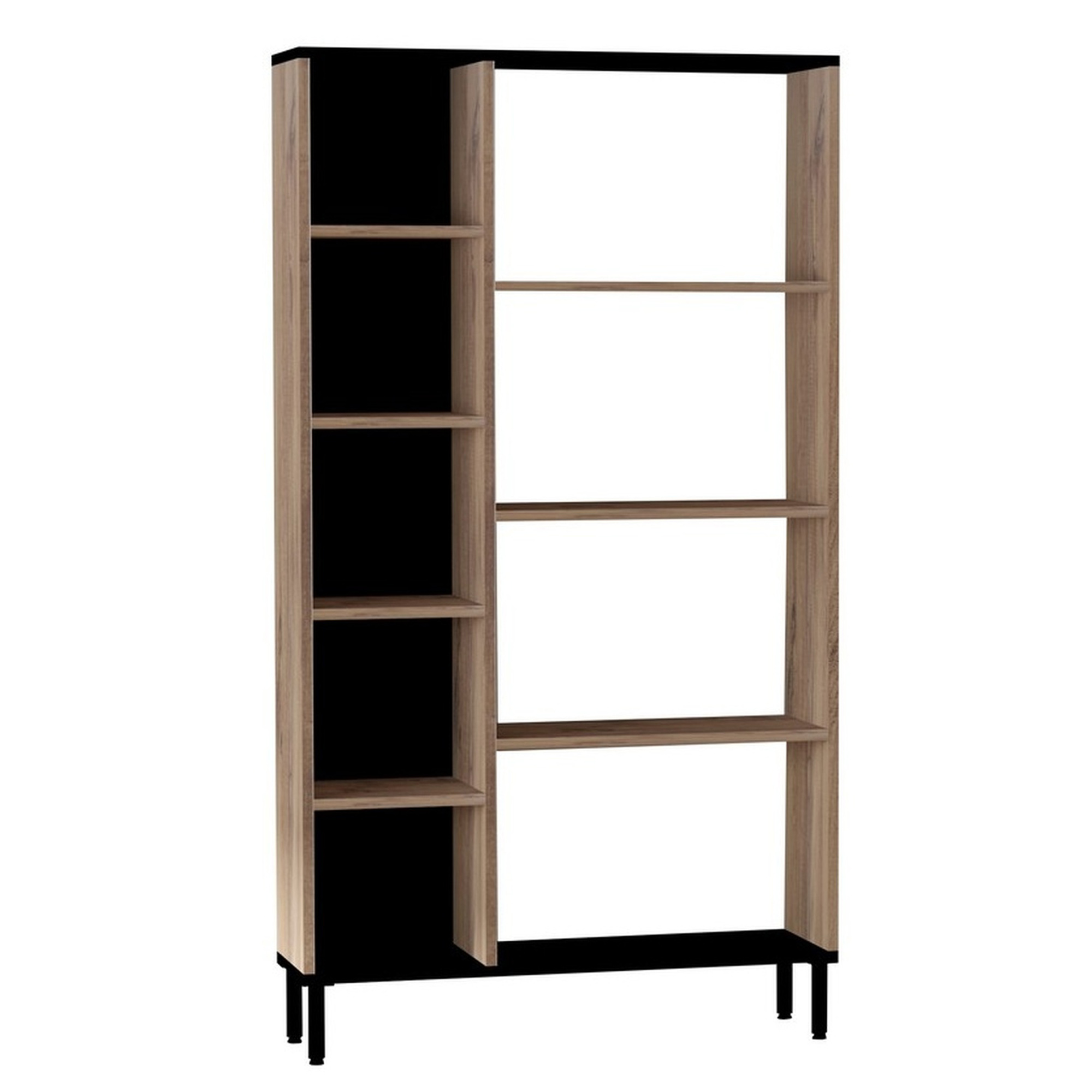 Librería,100% Tablero de aglomerado rechapado en melamina , Color Atlantic WELLHOME