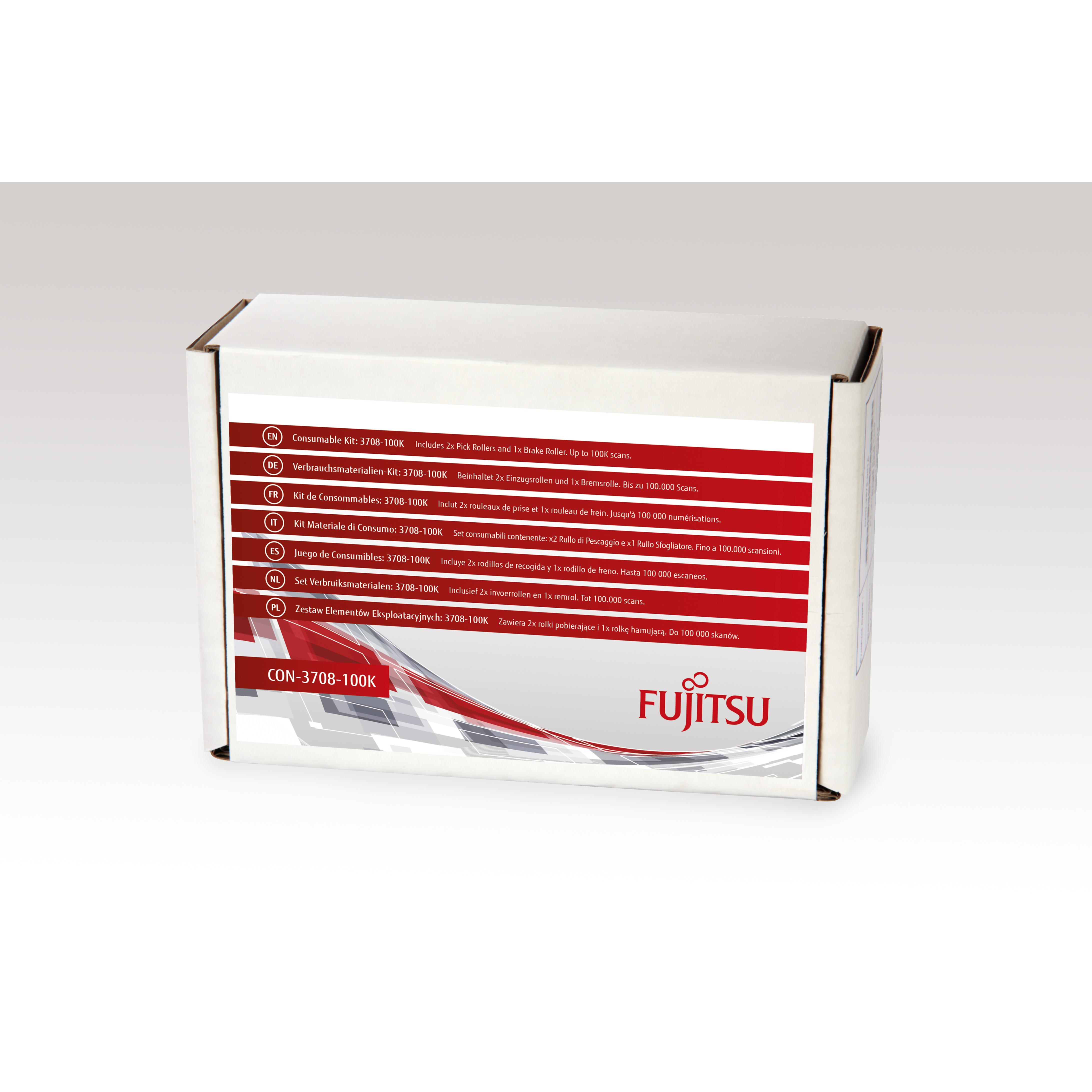 Fujitsu 3708-100K, Fujitsu, Escáner, SP-1120, SP-1125, SP-1130, Kit de consumibles, Multicolor, 1000