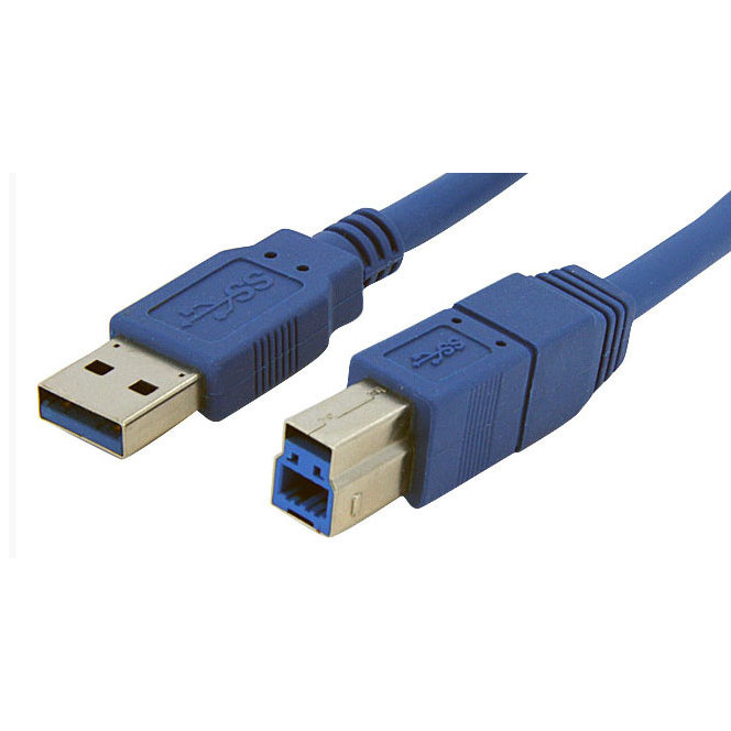 Equip Cable USB 3.0 AM/BM 1.8m Azul de Alta Calidad