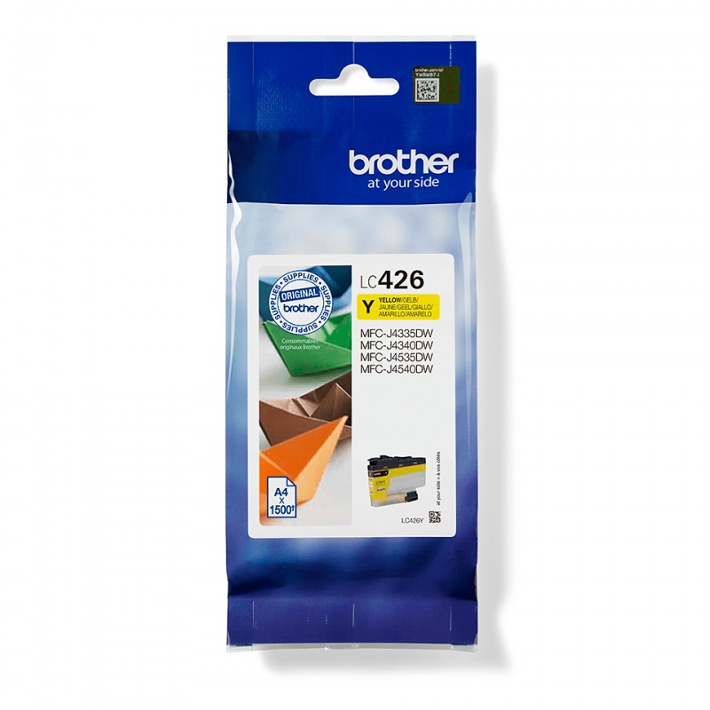 Brother - LC426Y cartucho de tinta 1 pieza(s) Original Amarillo LC426Y