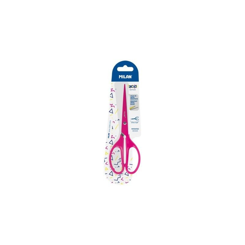 Milan - BWM10425P tijera de escritorio y manualidades Tijeras de oficina Corte recto Rosa BWM10425P