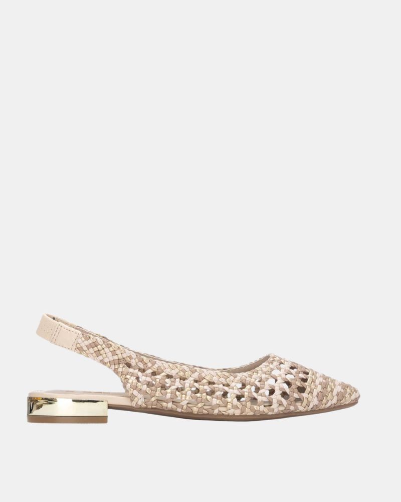 XTI 145300 Zapatos Bailarinas Abiertos Mujer Beige