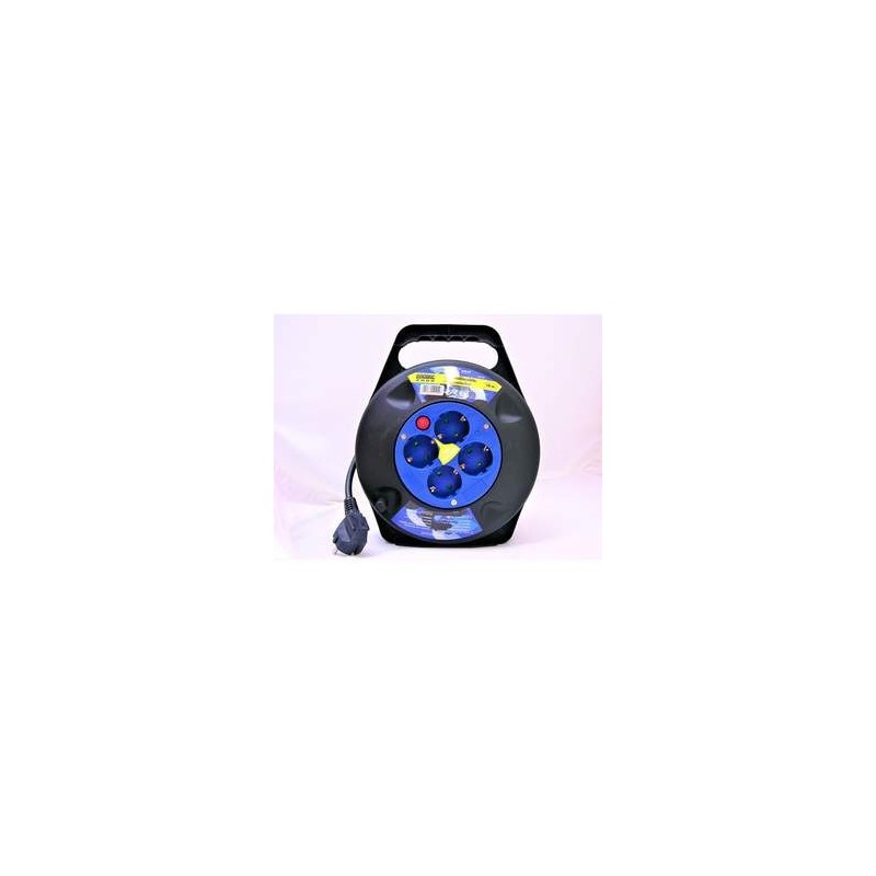 Tayg ALARGADERA INDUSTRIAL Sin Tapa, Selección de Cable 3x1.5 Mm, Dispositivo de Seguridad, Potencia Máx. 16A, 230 V, Bases 4 2P+T, IP20