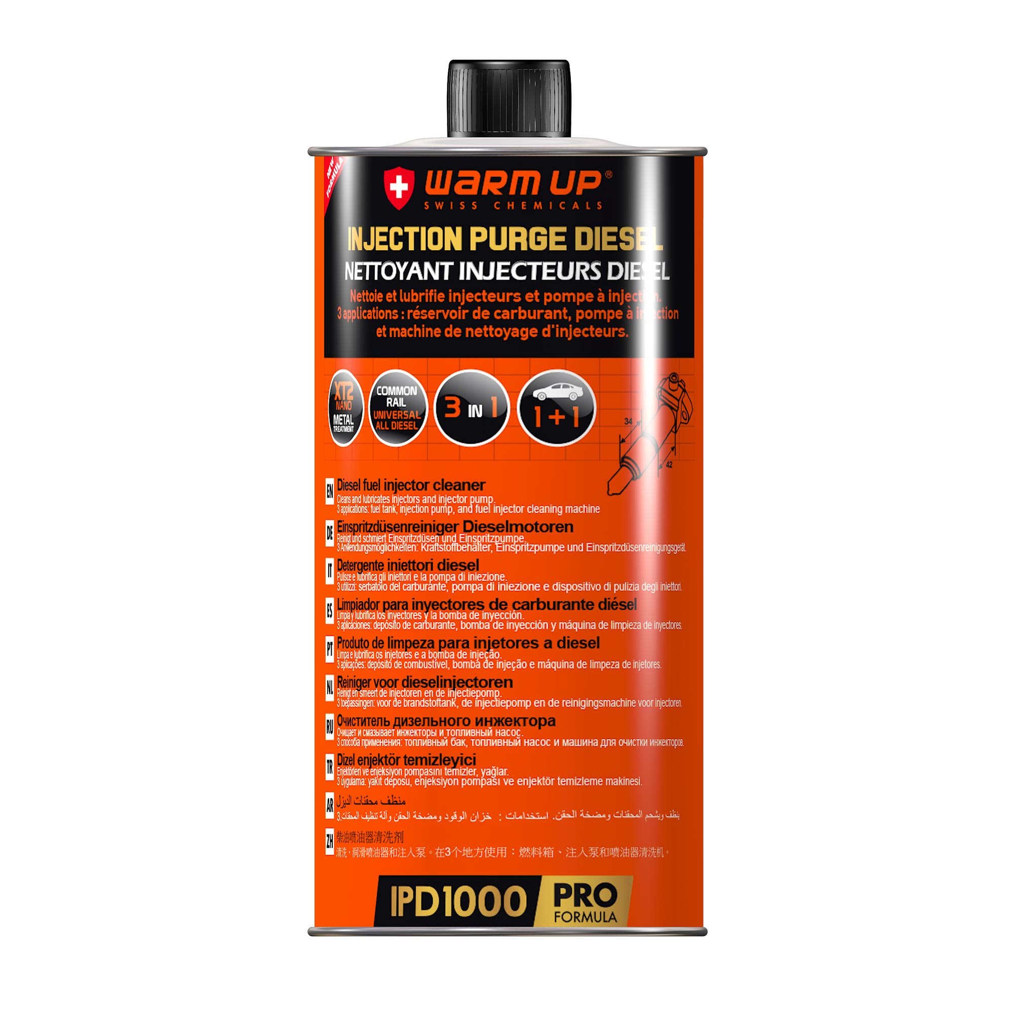 Warm Up UCC250 - Anticristalizante Adblue Urea CONCENTRADO con dosificador  - 250 ml