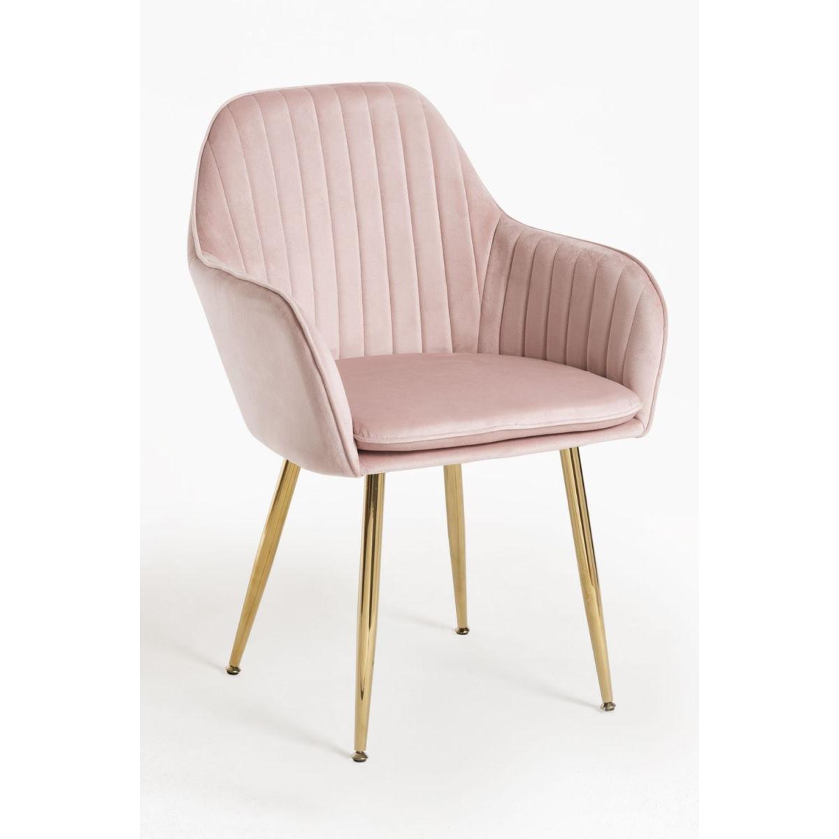 Regalos Miguel - Sillas Comedor - Silla Chic Golden - Rosa