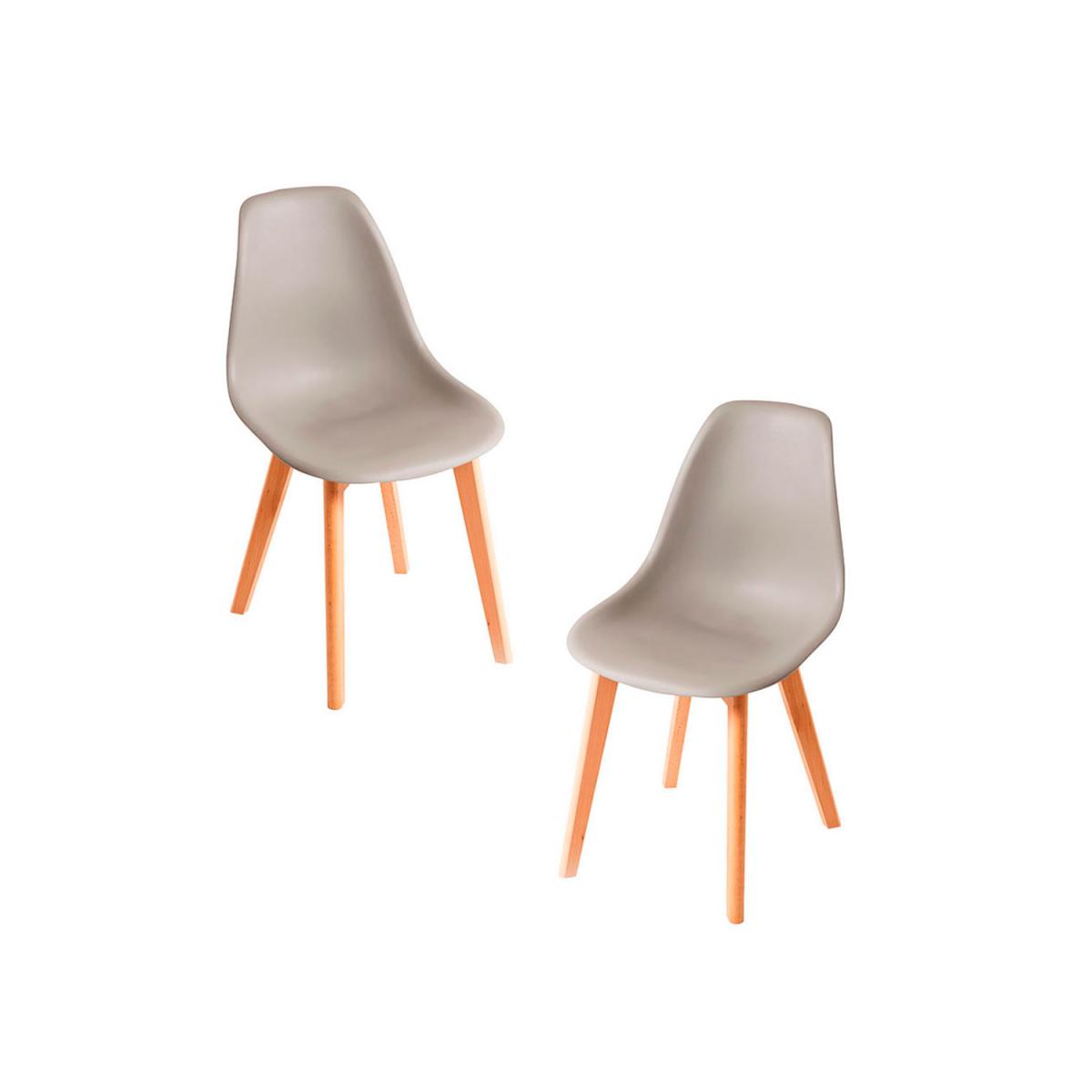 Regalos Miguel - Packs Sillas Comedor - Pack 2 Sillas Kelen - Gris