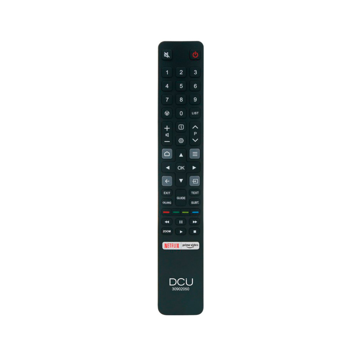 DCU TECNOLOGIC - Mando Universal para TV Grundig - Botón para Netflix Video - Distancia: 8 Metros