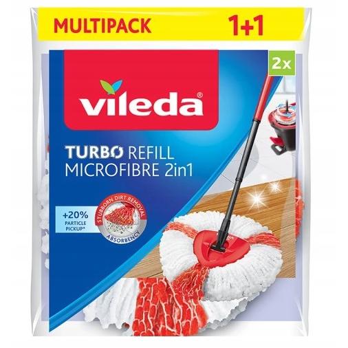 Recambio para mopa giratoria Vileda Turbo 2 en 1 (2 unidades)